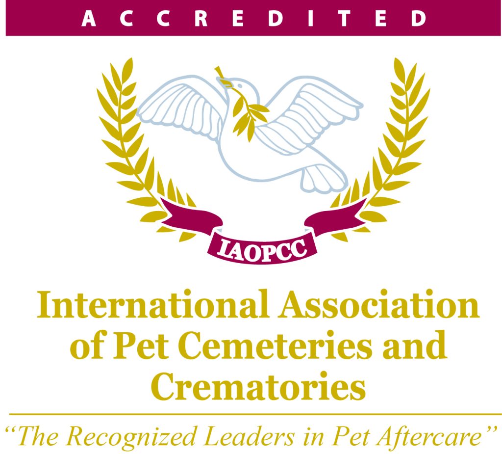 International Association of Pet Cemeteries and Crematories IAOPCC LOGO accredited