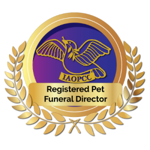 International Association of Pet Cemeteries and Crematories Registered Pet Funeral Director Badge