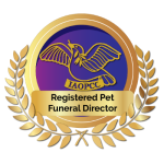 International Association of Pet Cemeteries and Crematories Registered Pet Funeral Director Badge