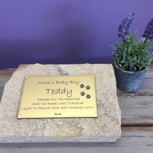 Sandstone-plaque