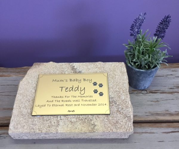 Sandstone-plaque