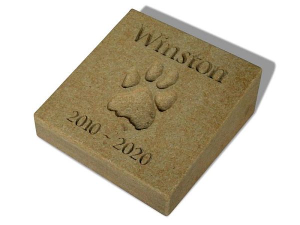 forever paw print stone 01