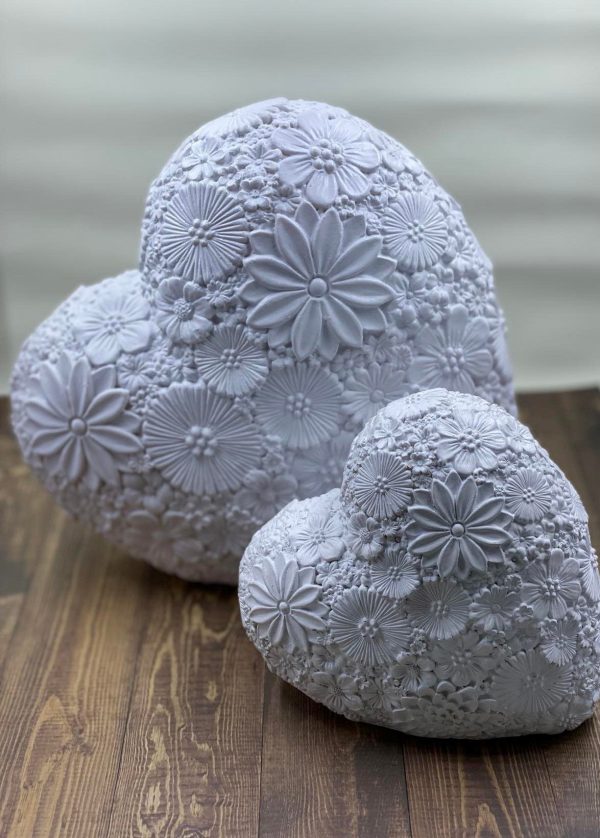 Forever-Ours-Floral-Heart-Urns-White