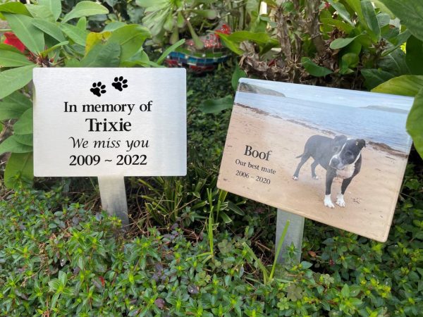 Forever Ours Garden Stake Memorial Ceramic Photo 5